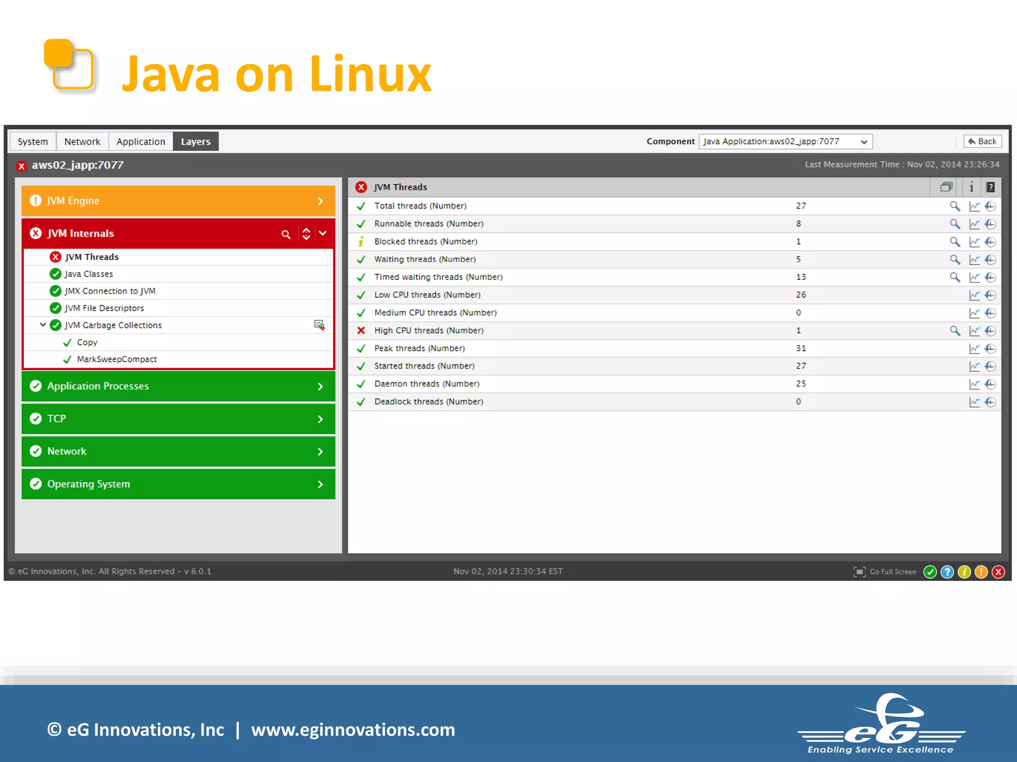 Java on Linux 
© eG Innovations, Inc | www.eginnovations.com 
 