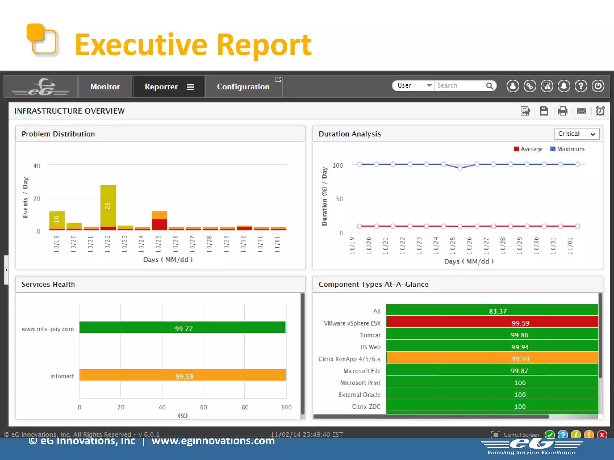 Executive Report 
© eG Innovations, Inc | www.eginnovations.com 
 