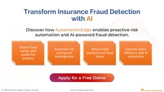 How Predictive AI and AutomationEdge Prevent Insurance Fraud Before ...