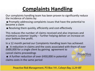 Proactive risk management presentation matt | PPTX
