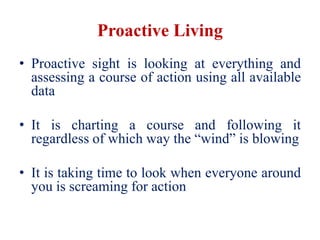 Proactive thinking | PPTX