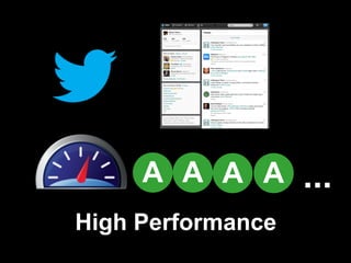 A A A A ...
High Performance
 
