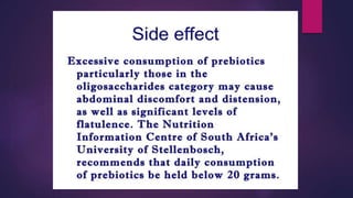 Pro and prebiotics
