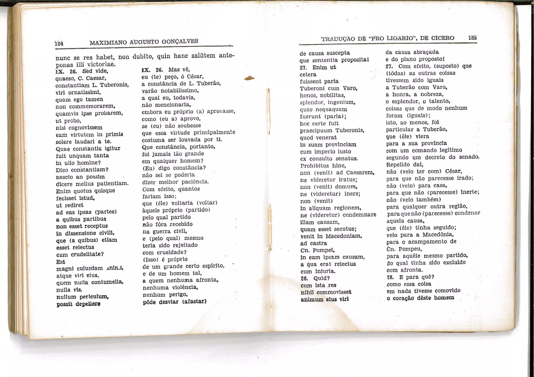 Pro Archia, Pro Marcello, Pro Ligario