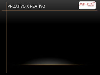PROATIVO X REATIVO
 