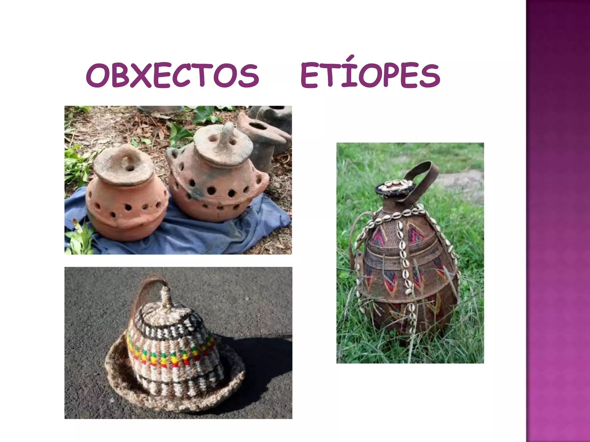 Obxectos   etíopes