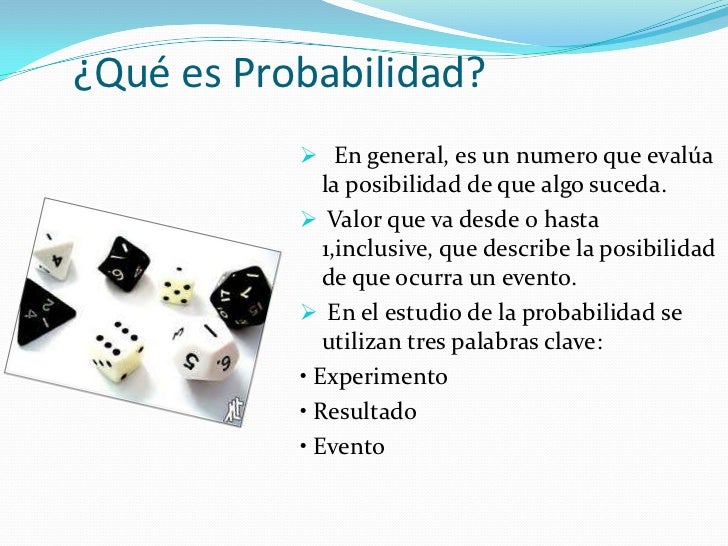 Probabilidad Probabilidad
