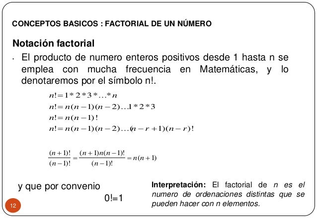 Notacion Factorial En Probabilidad Y Estadistica es.slideshare.net