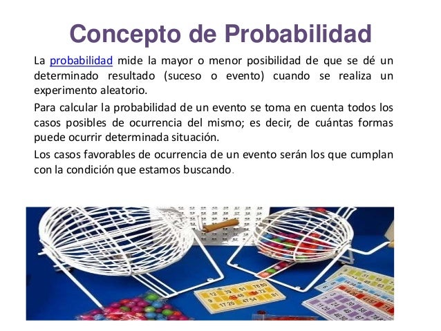 Concepto de Probabilidad