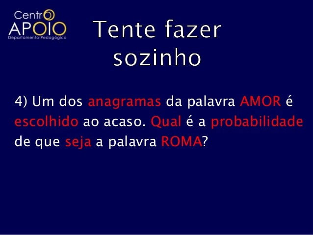 Www.AulasEnsinoMedio.com.br - Matemática - Probabilidade