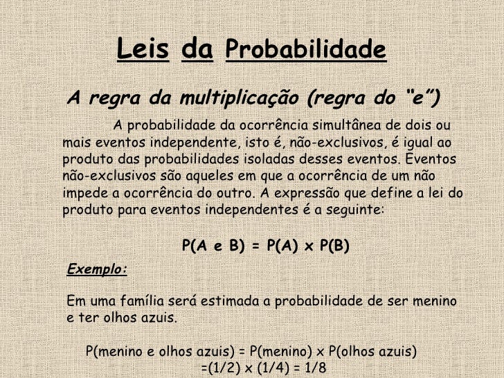 Probabilidade nas ciências