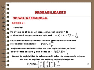 Probabilidades matematica