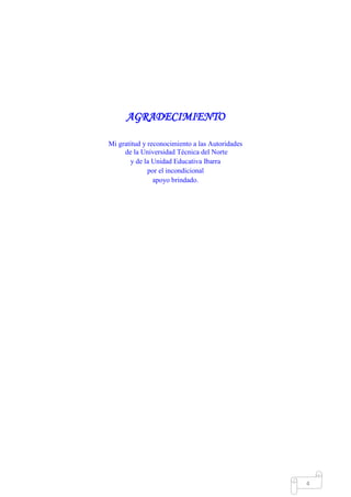 Mgs. Mario Suárez Introducción a la Probabilidad
11
AGRADECIMIENTO
Mi gratitud y reconocimiento a las Autoridades
de la Universidad Técnica del Norte
y de la Unidad Educativa Ibarra
por el incondicional
apoyo brindado.
 