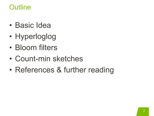 Probabilistic data structures | PPTX