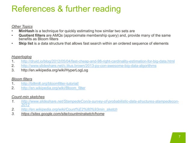 Probabilistic data structures | PPTX