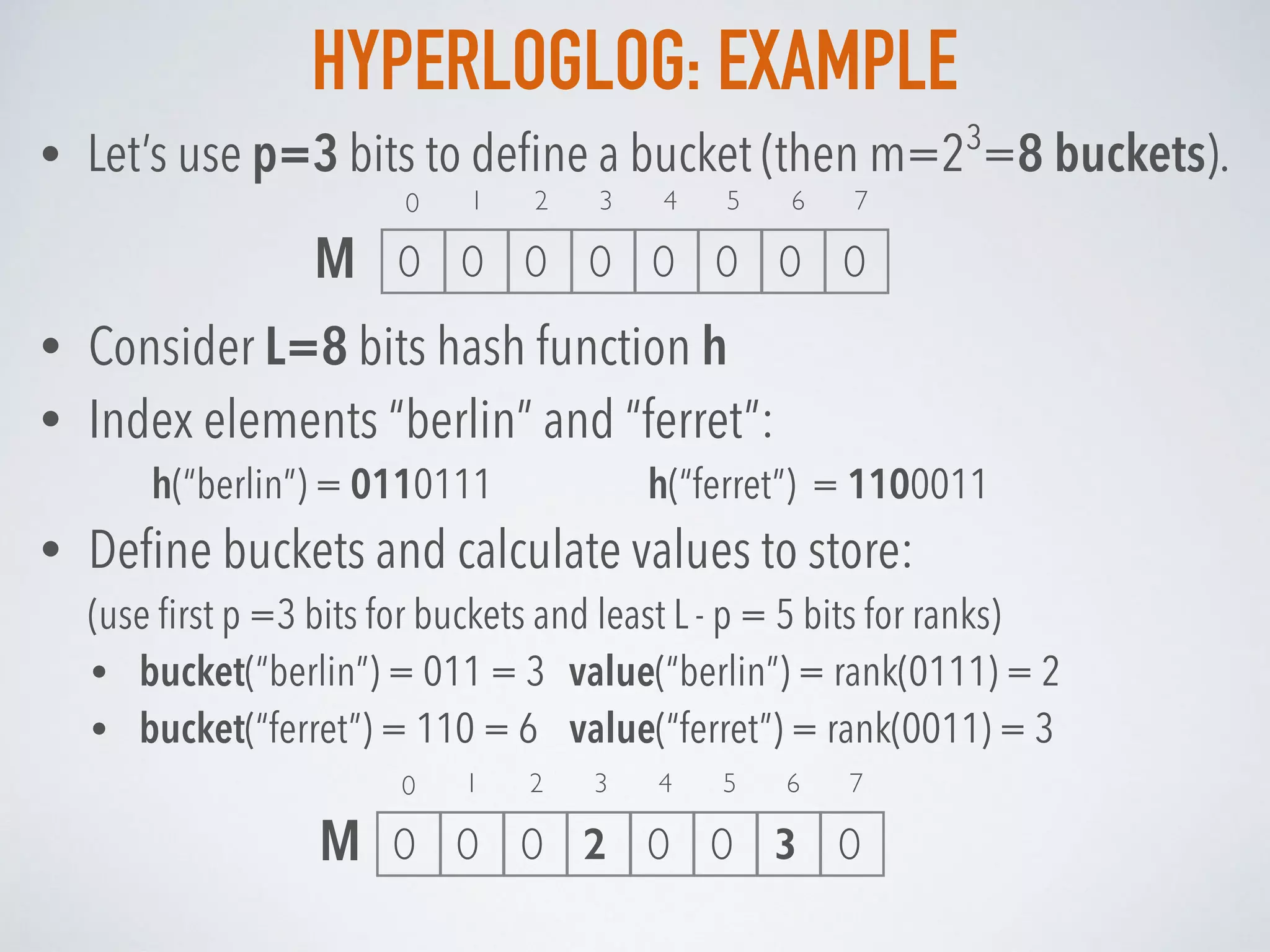 Probabilistic data structures. Part 2. Cardinality | PPT