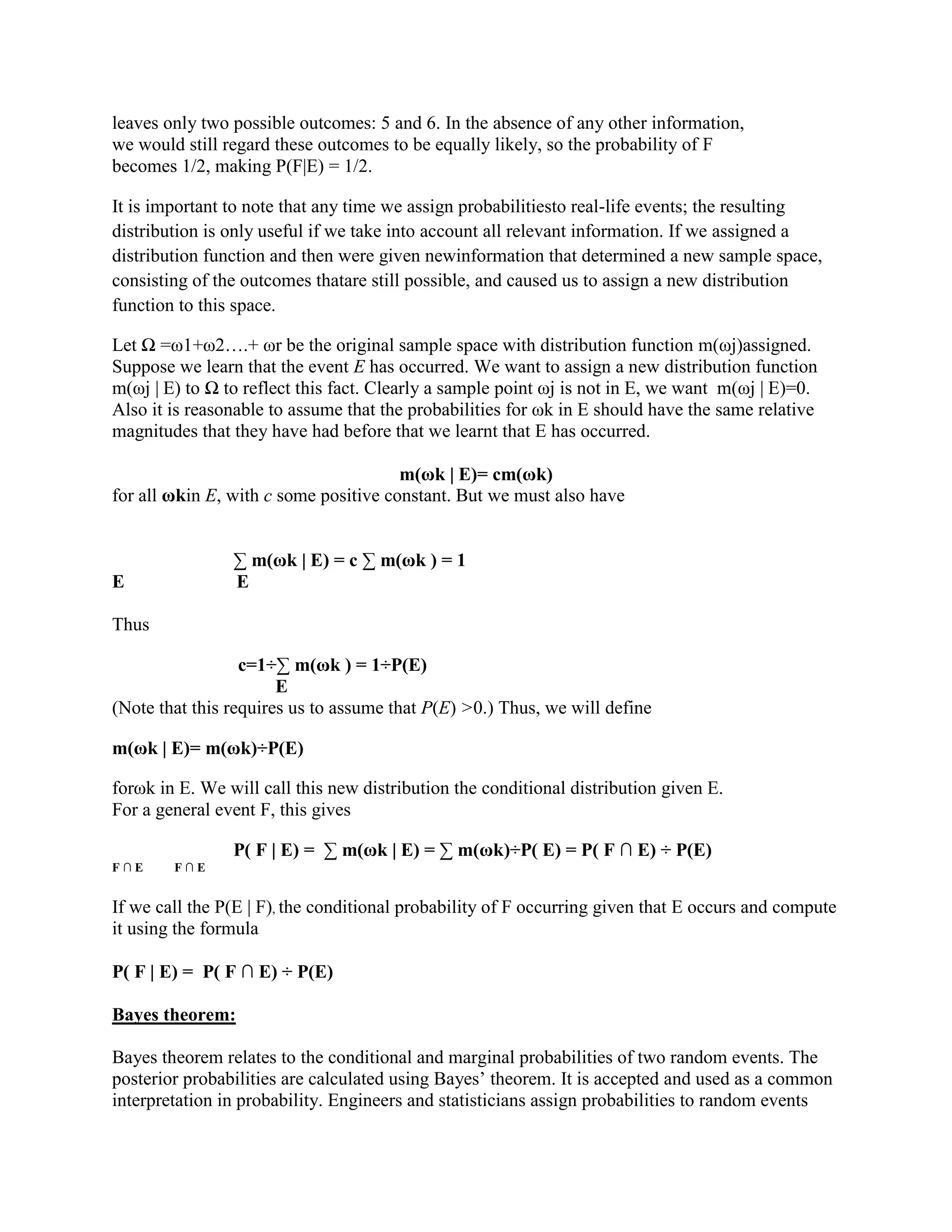 Every player i.e, combination of course of action is associated with an outcome, known as the pay off generally money, which determines a set of gains, one to each player. Here a loss is attributed to a negative gain.