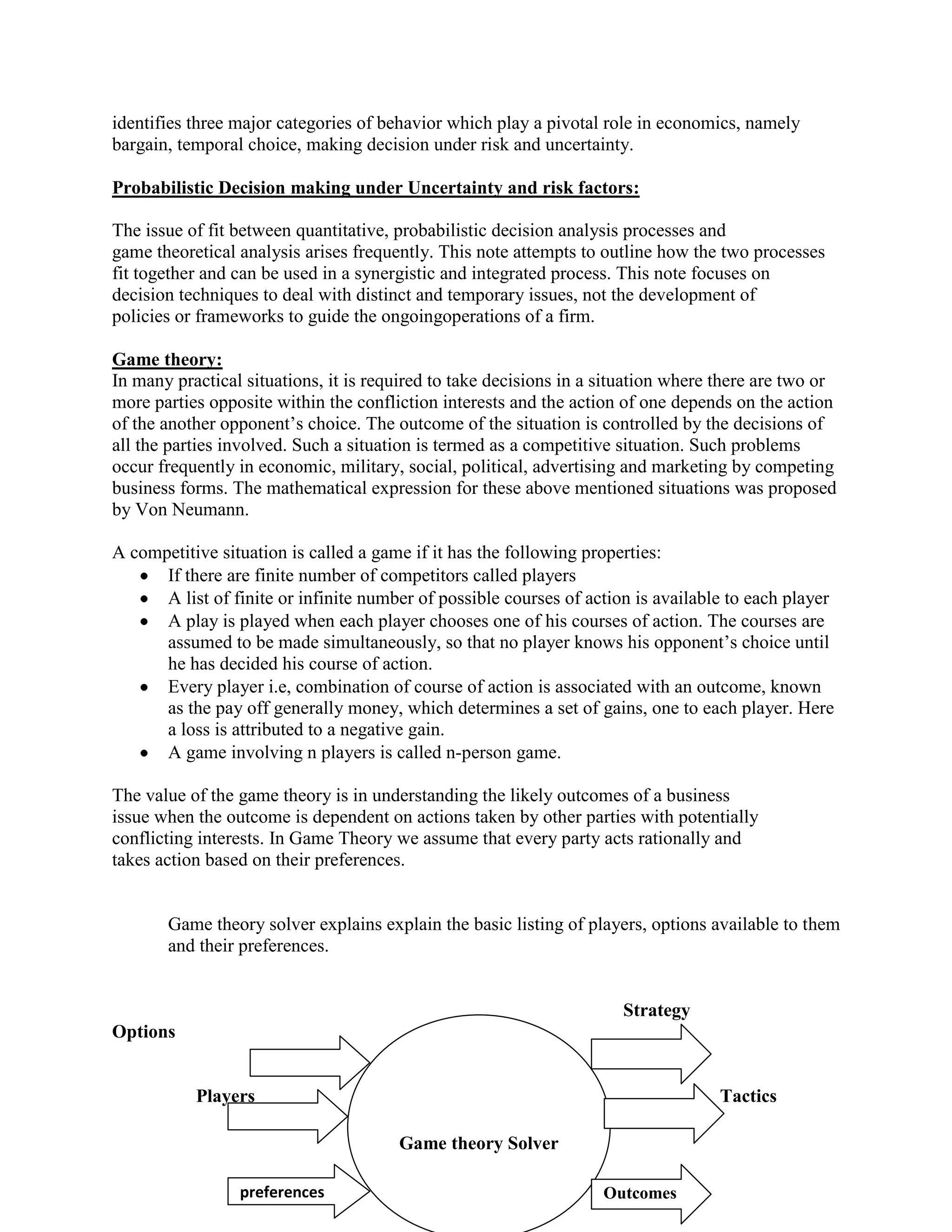 Limiting early retirementIf we evaluate the given situation using game theory, we find that there a possible outcome of a strike. Subsequent decision analysis shows that the cost of strike is very high which exceeds the benefits of the wage cut. The early retirement policy scheme is very expensive. After considering these evaluations the management makes a decision as follows.<br />Limiting the early retirement