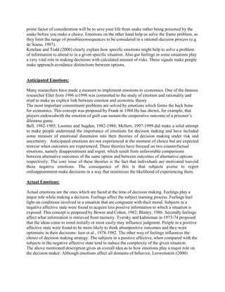 Probabilistic decision making | DOCX