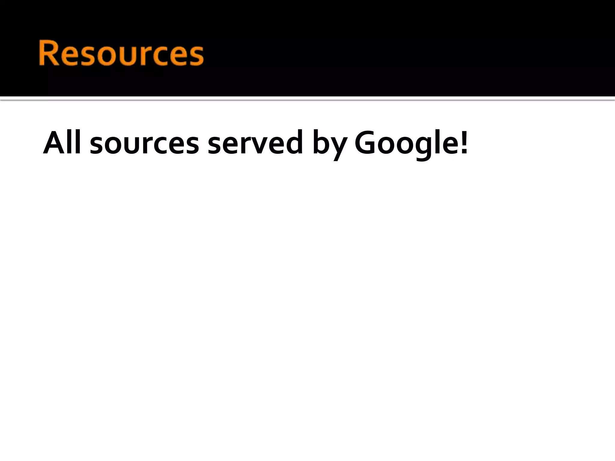 All sources served by Google!
 
