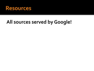 All sources served by Google!
 