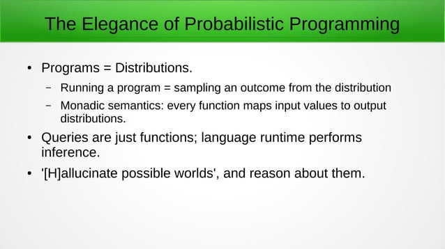 Probabilistic programming | PPT