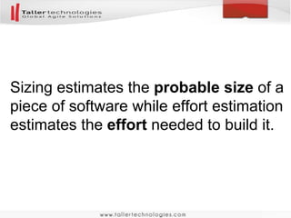 RBS estimated number of tasks per story
 