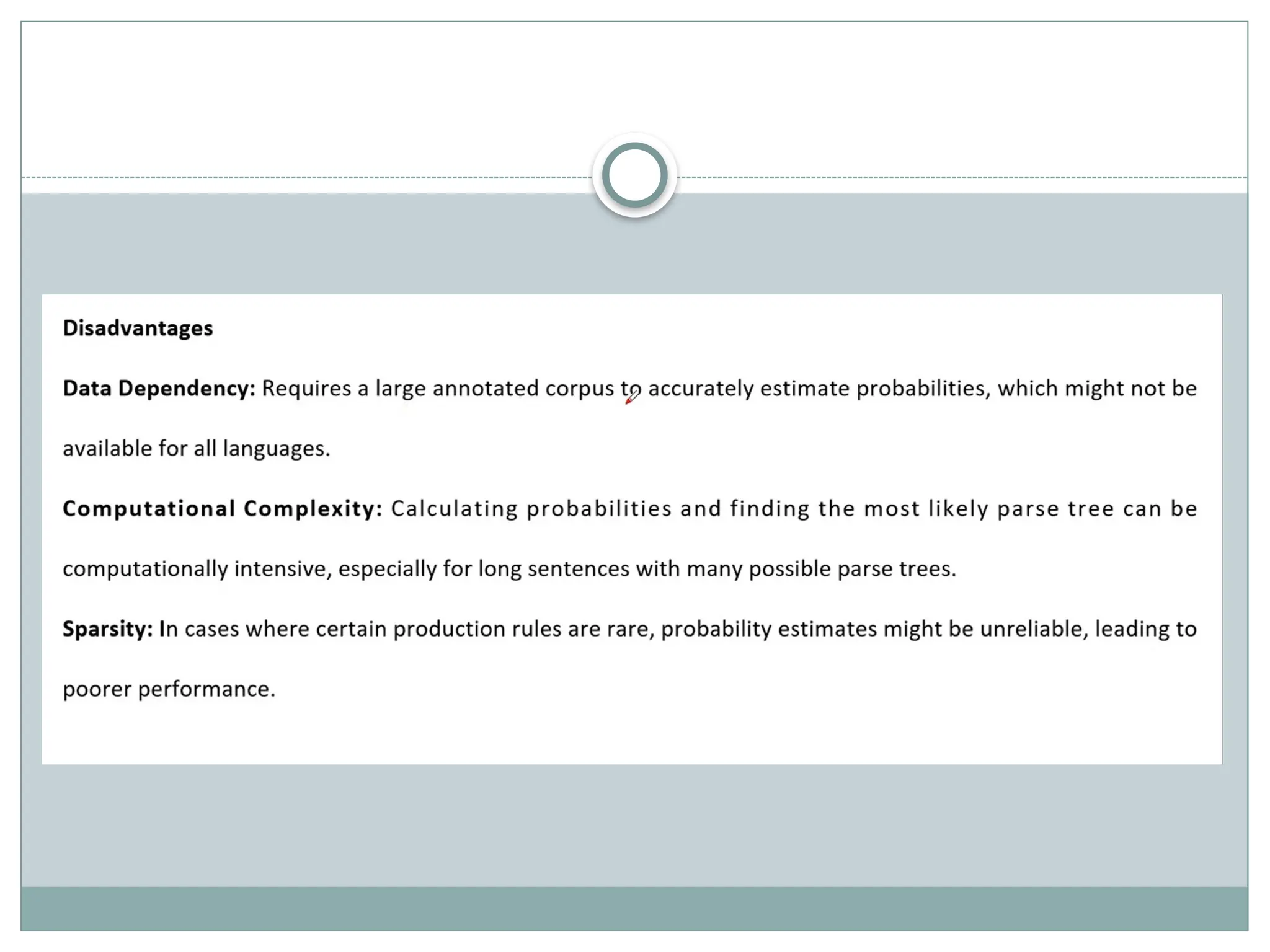Probabilistic parsing, Parsing In NLP ,Context Free grammer