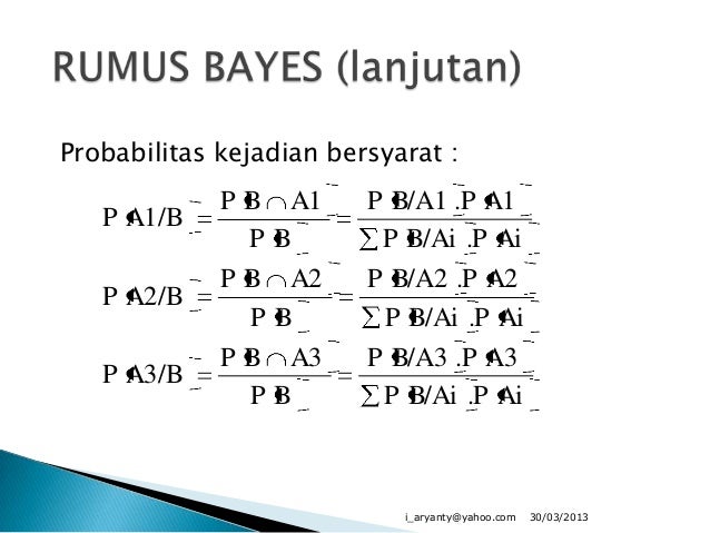 √ Rumus Peluang Bersyarat - Pelajaran Matematika