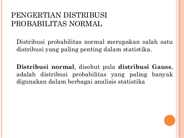 Probabilitas Kontinu