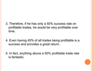 Probabilities in trading