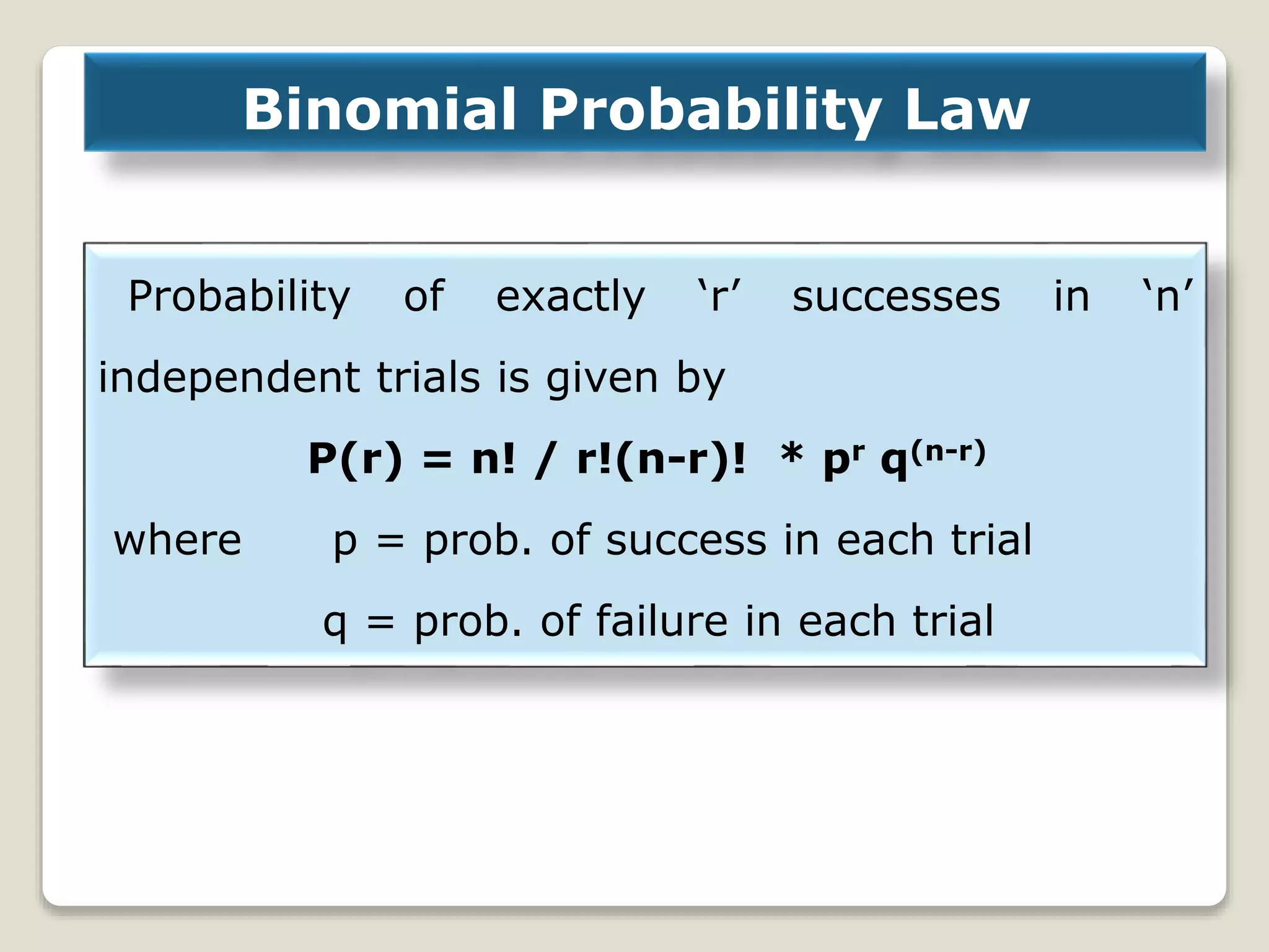 Laws of probability | PPTX