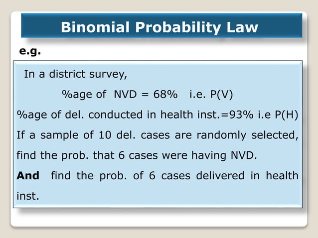 Laws of probability | PPTX | Physics | Science