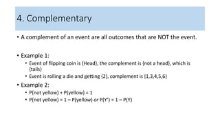 Probability for secondary 2 maths | PPTX