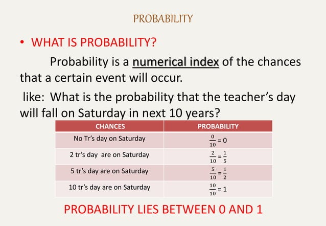 Probability | PPT
