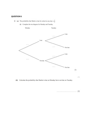 Probability Igcse Mathematics Questions Pdf Probability Igcse Mathematics Questions Pdf