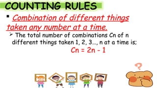 PROBABILITY AND COUNTING RULES IN STATISTICS | PPTX