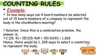 PROBABILITY AND COUNTING RULES IN STATISTICS | PPTX