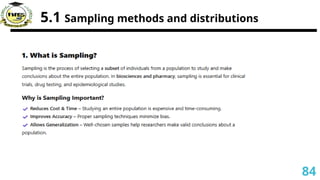5.1 Sampling methods and distributions
84
 