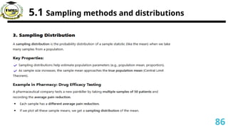 5.1 Sampling methods and distributions
86
 
