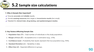 5.2 Sample size calculations
90
 