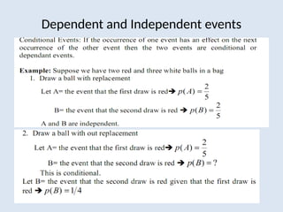 probability types and definition and how to measure | PPTX