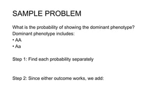 Understanding Genetic Probability: Punnett Squares and Inheritance ...
