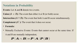 Probability Concepts and Applications in Pharmaceuticals | PPTX