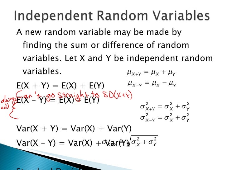 what is the product of two random variables