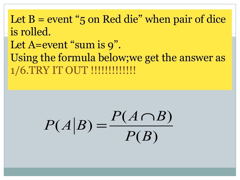 Basic probability