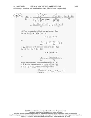 Probability Statistics and Random Processes for Electrical Engineering ...