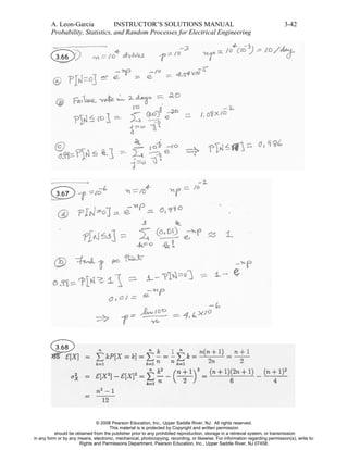 Probability Statistics and Random Processes for Electrical Engineering ...