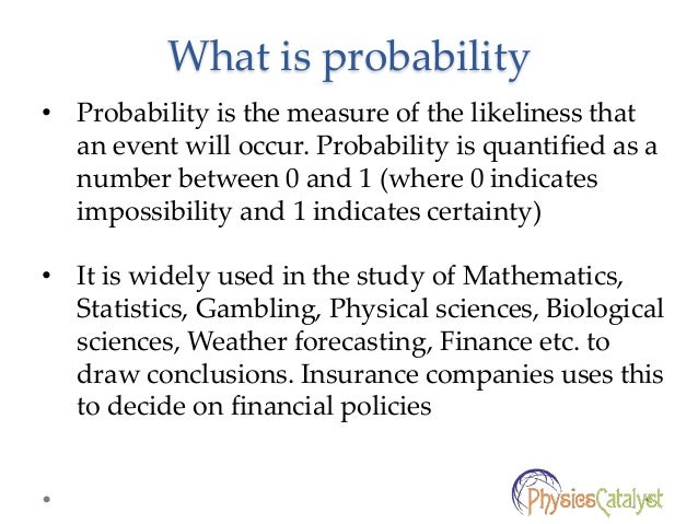 Probability gambling examples