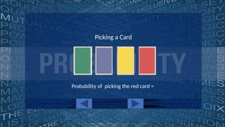 Picking Card Probability understanding Random space, sample space and types of ...